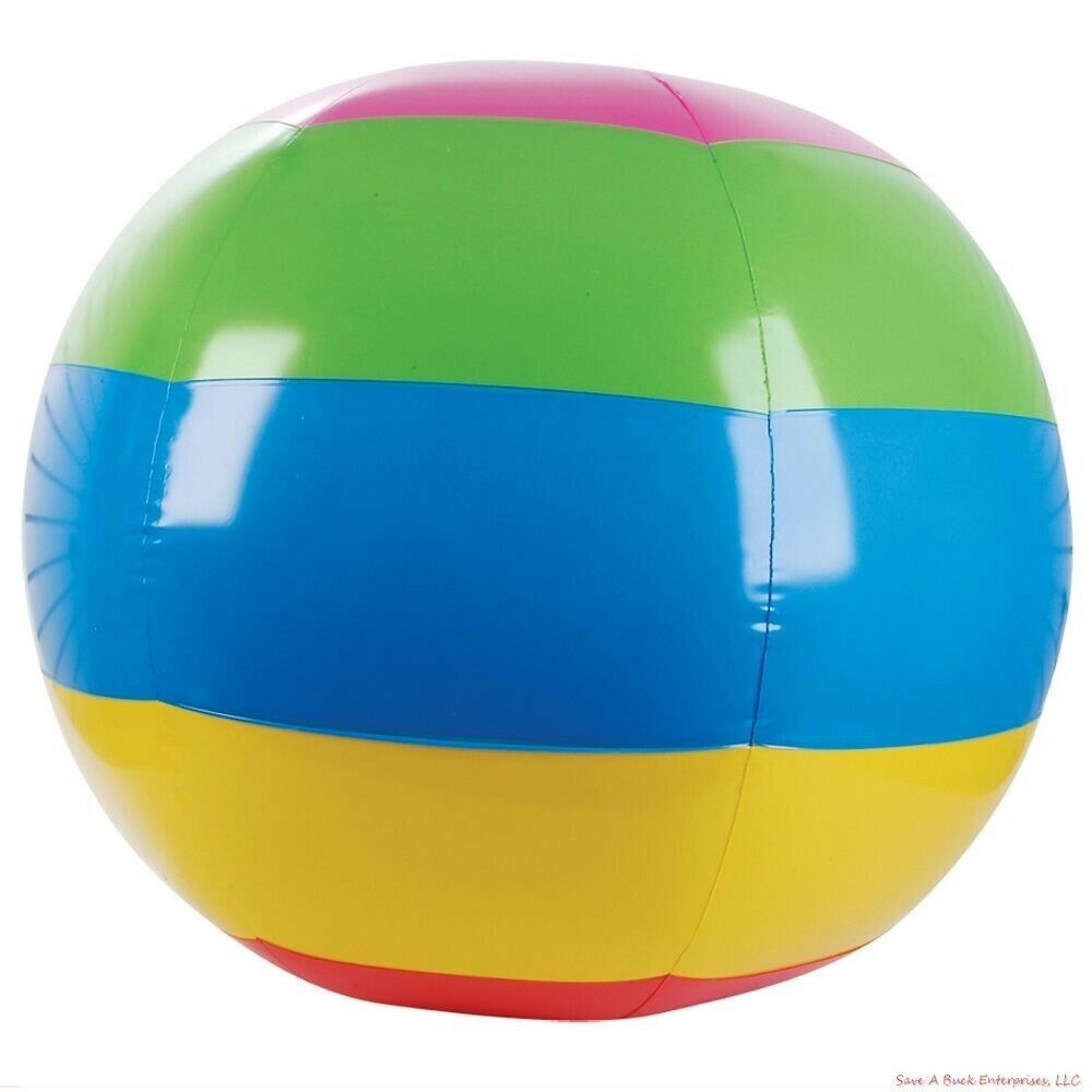 LARGE GIANT MASSIVE 46 INCH INFLATABLE BEACH BALL – OUTDOOR FUN