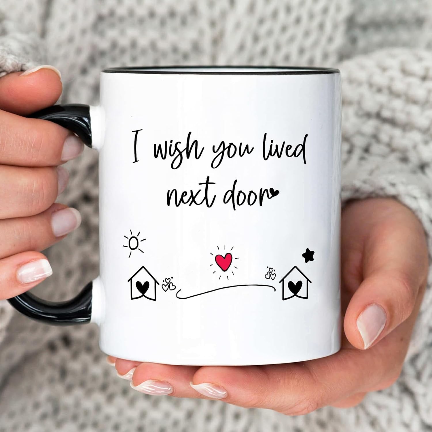 Bestie Gifts for Women: Unique Friendship Gifts – ‘I Wish You Lived Next Door’