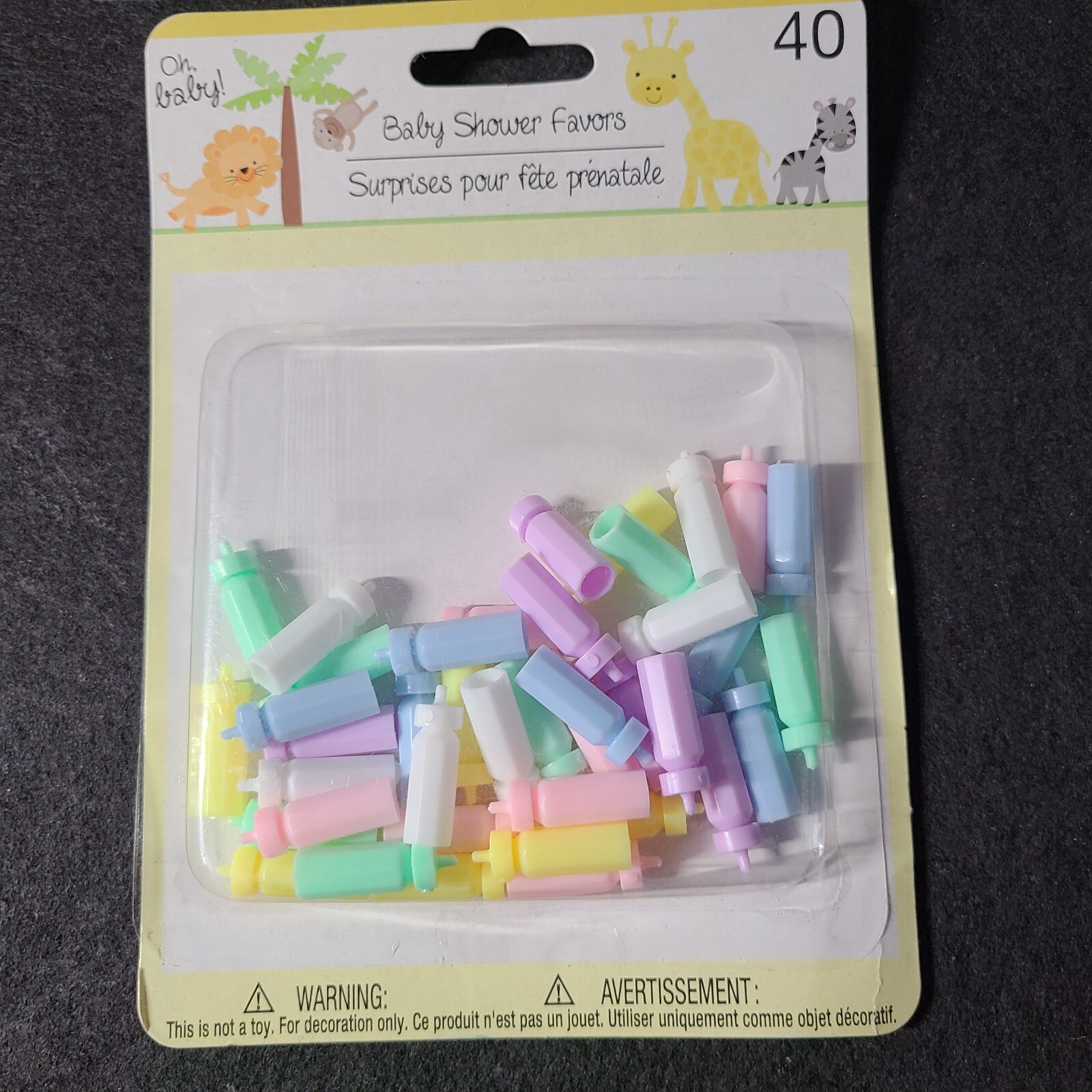 Baby Shower Party Faves Boy Girl Gender Reveal Cupcake Toppers Games 3 Pk Bundle