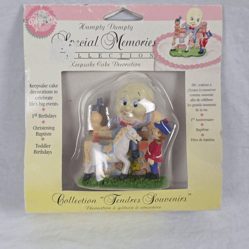 Wilton Humpty Dumpty Keepsake Cake Topper Vintage