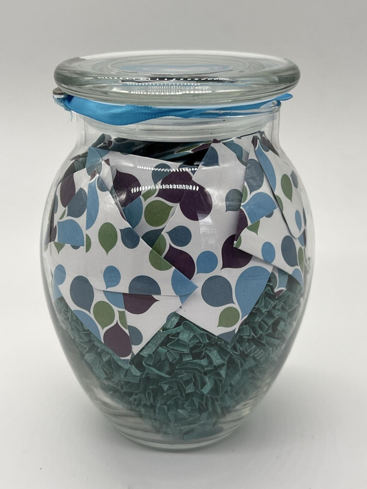 KindNotes Inspirational Messages Jar Multicolor Geometric Envelopes Keepsake