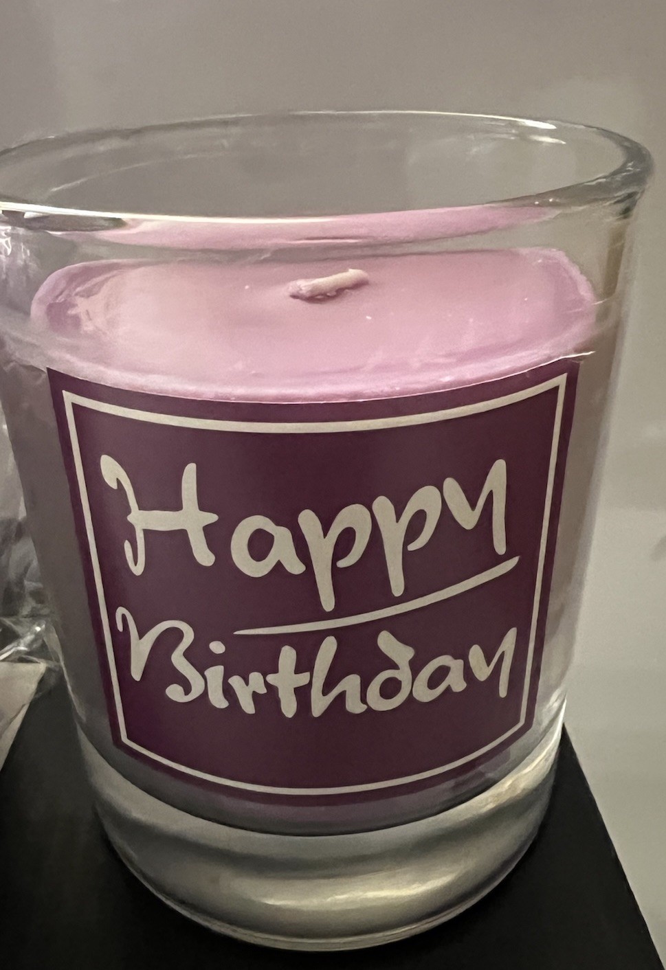 NIB Not A Day Over Fabulous Bday Gift Set -Purple (Wine Cup & Socks with Candle)