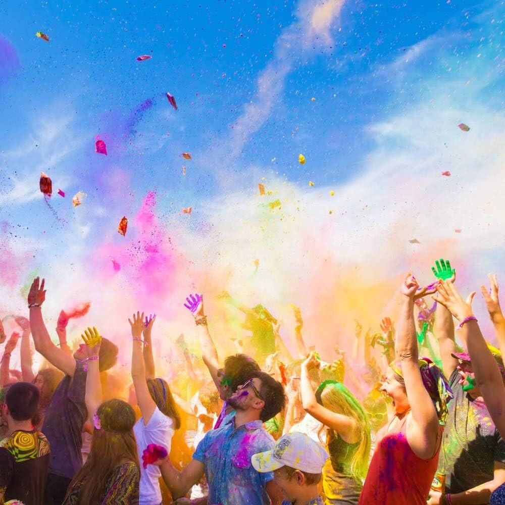 Color Blaze 120 Color Powder Packets 75g/ea. (8 Assorted Colors) Color Run Holi