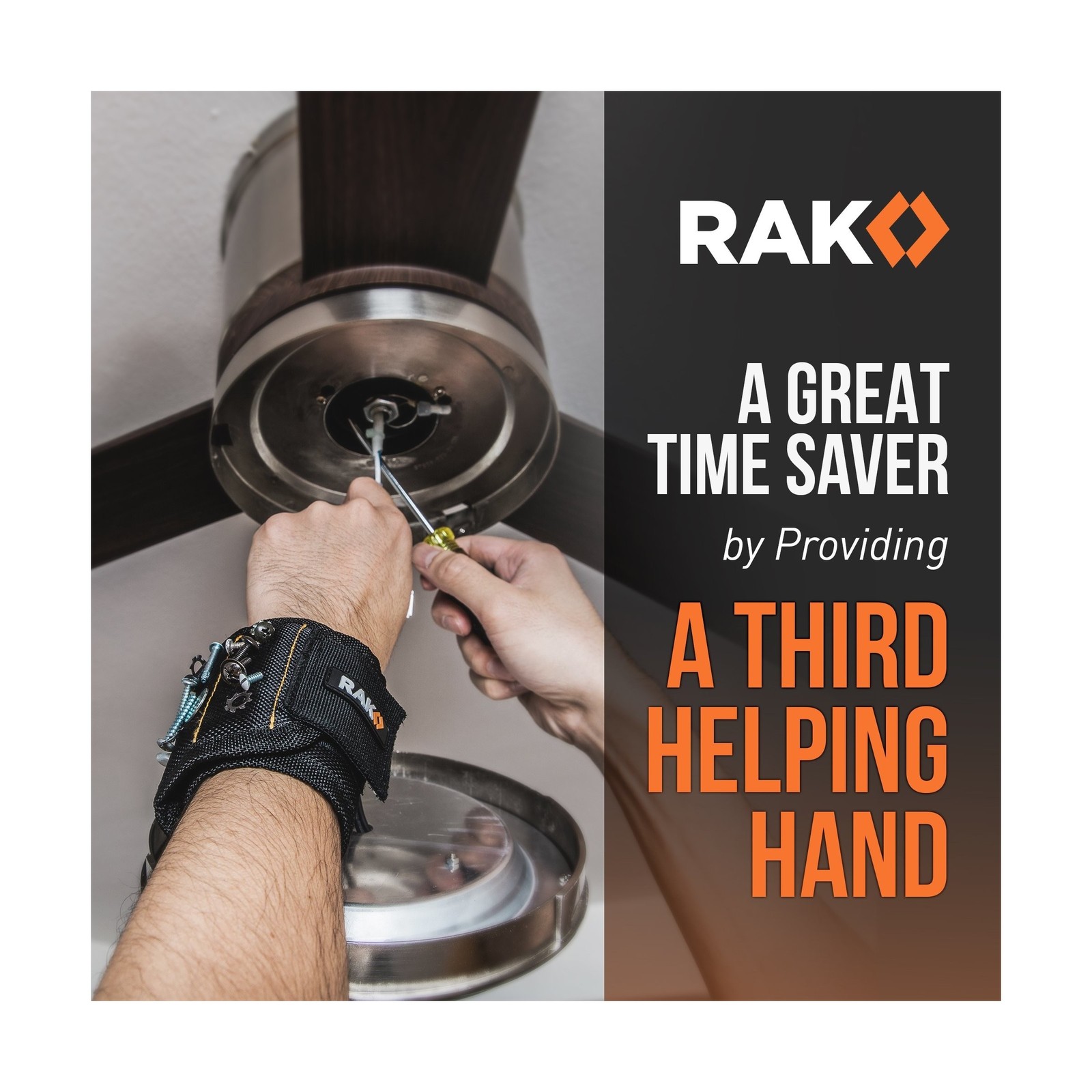 RAK Magnetic Wristband for Tools – Premium Tool Belt for Holdin… FAST USA SHIP