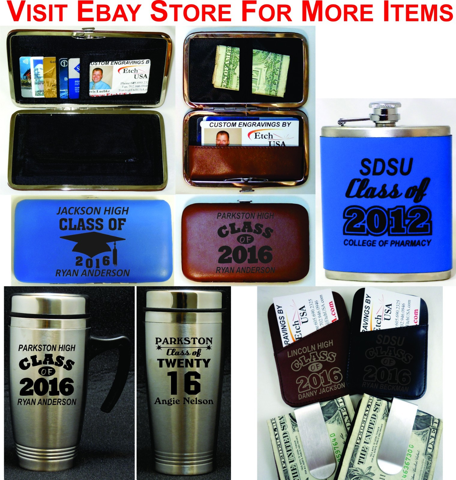Personalized 32oz Graduation Glass Mug Graduate Class of 2020 Gift Custom Steins