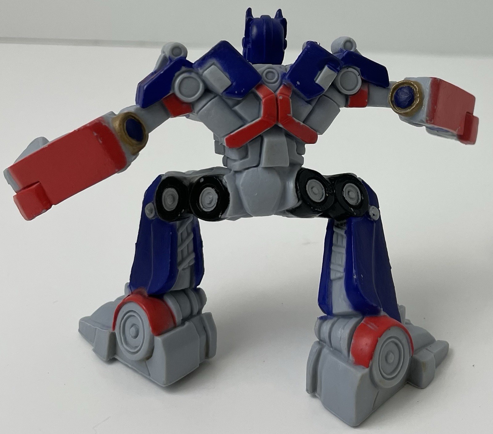 2009 Transformers Birthday Optimus Prime Bakery Craft Cake Topper 3 Inch Figure