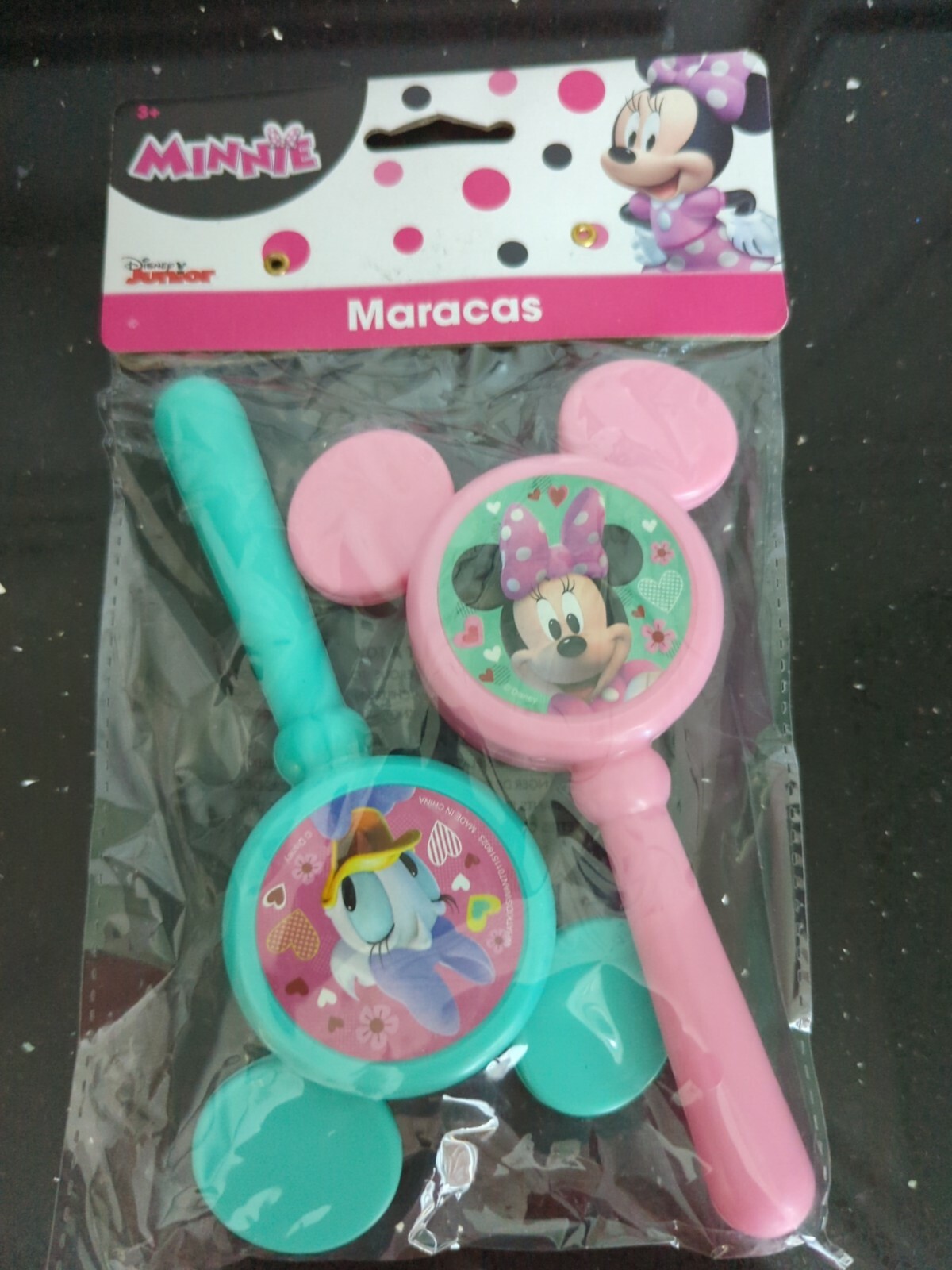 Maracas Disney Minnie Mouse Daisey Duck 2 Piece Instrument Party Favors New