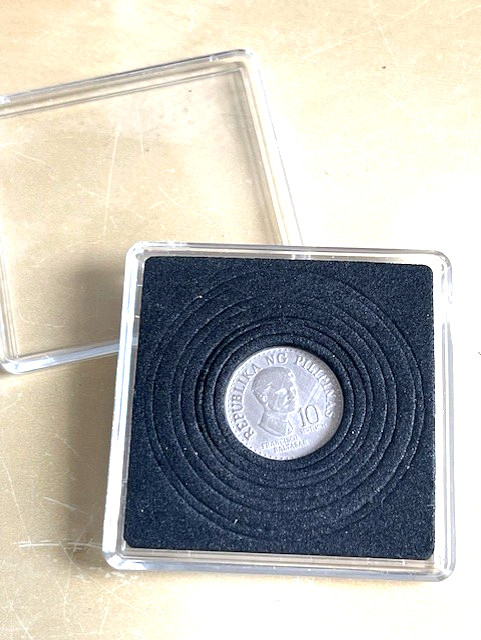 Unusual 50th Birthday Gift-1976 Philippines Birth 10 sentimos coin present