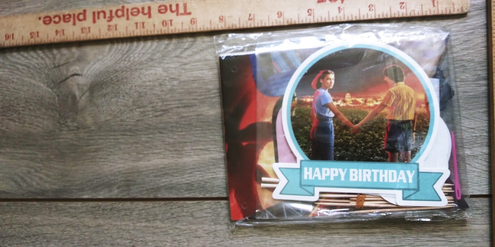 STRANGER THINGS cake topper ART DECOR ABSTRACT as shown