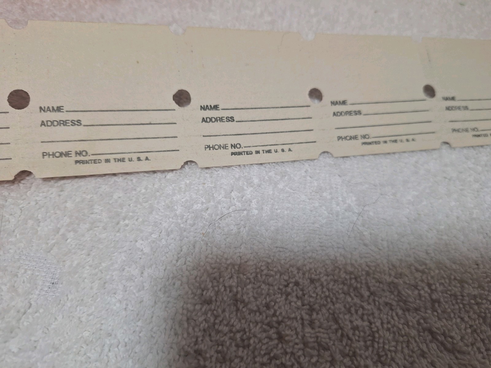 Raffle Tickets Double Stub Roll Of 2000 Light Gray New