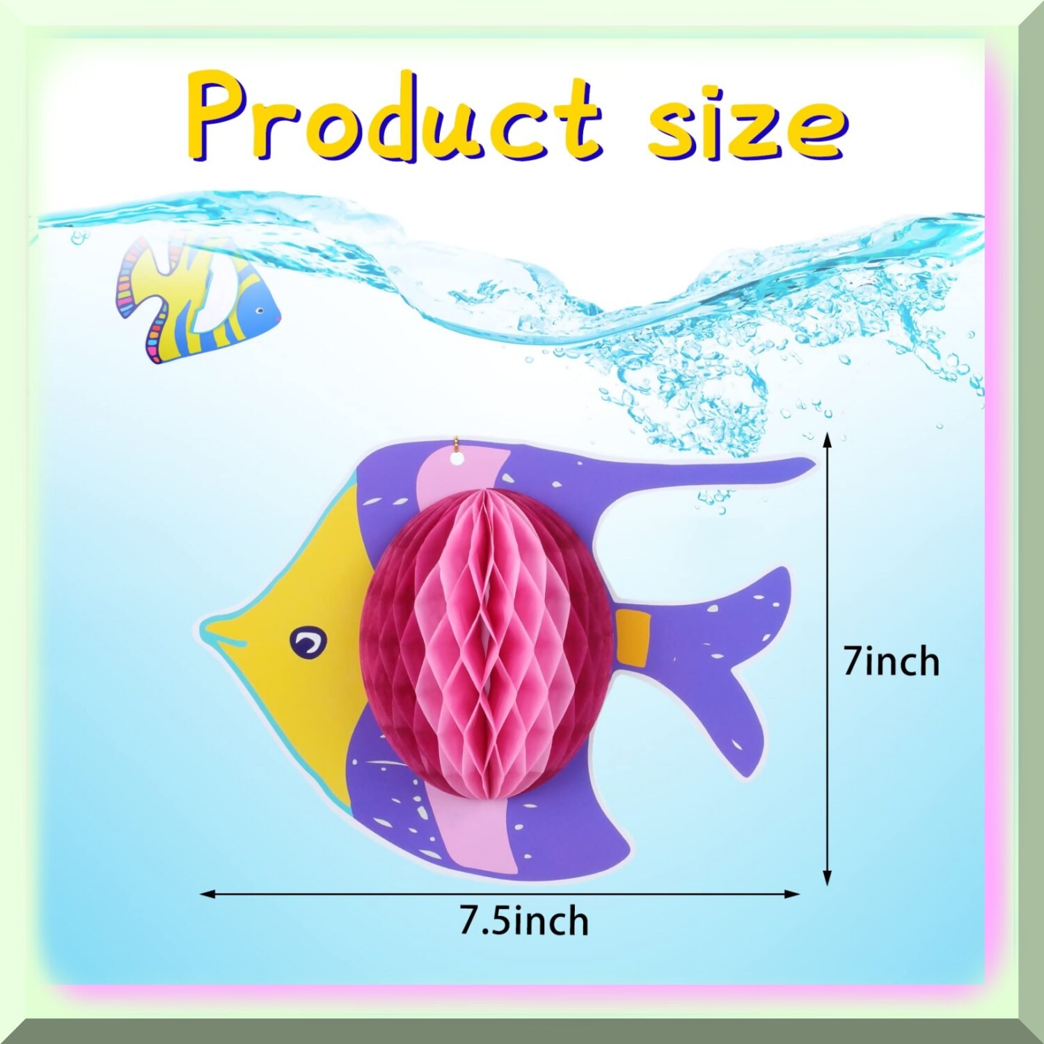Tropical Fish Tissue Decorations for Underwater Scene