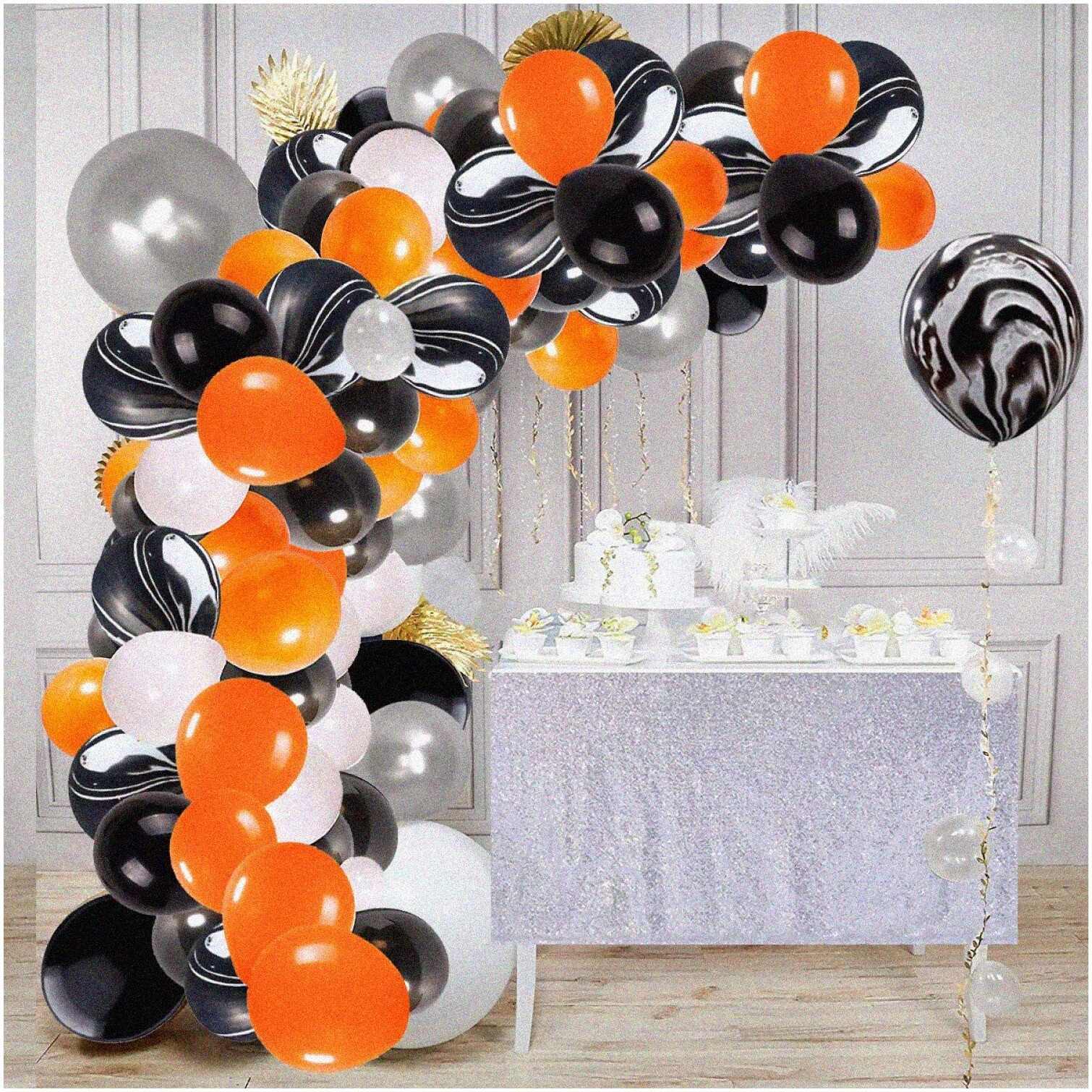 Spooky Balloon Garland Arch Kit with 113 Balloons