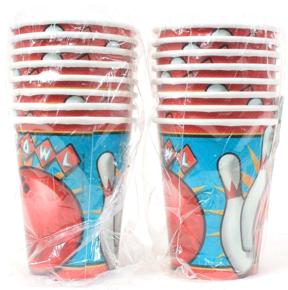 2 Packs 16 Cups Total Bowling Party Accessories Party Express From Hallmark