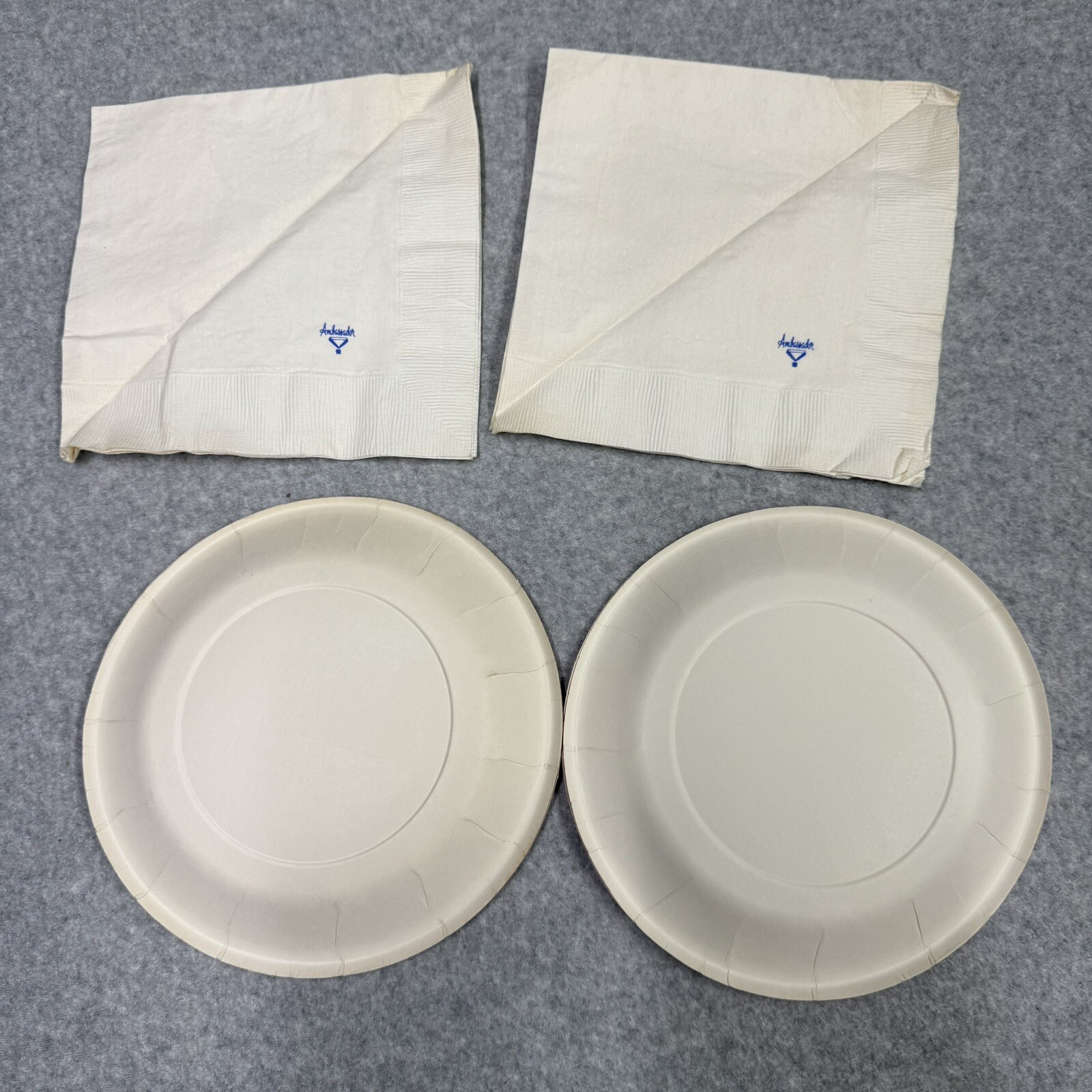Vintage Raggedy Ann & Andy 6 Party Plates & 2 Napkins