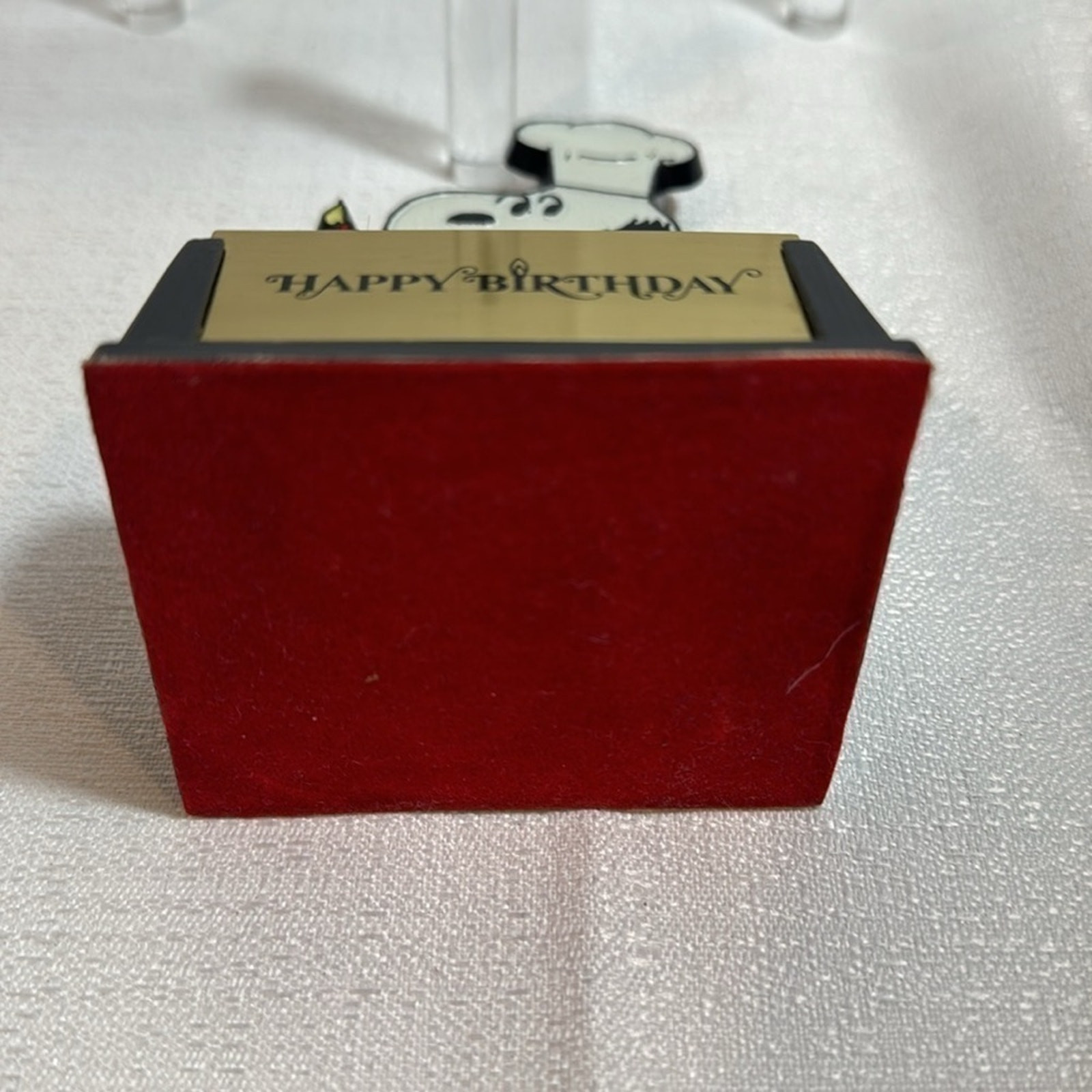 Peanuts Snoopy Happy Birthday Trophy Vintage 1958-rare-Aviva