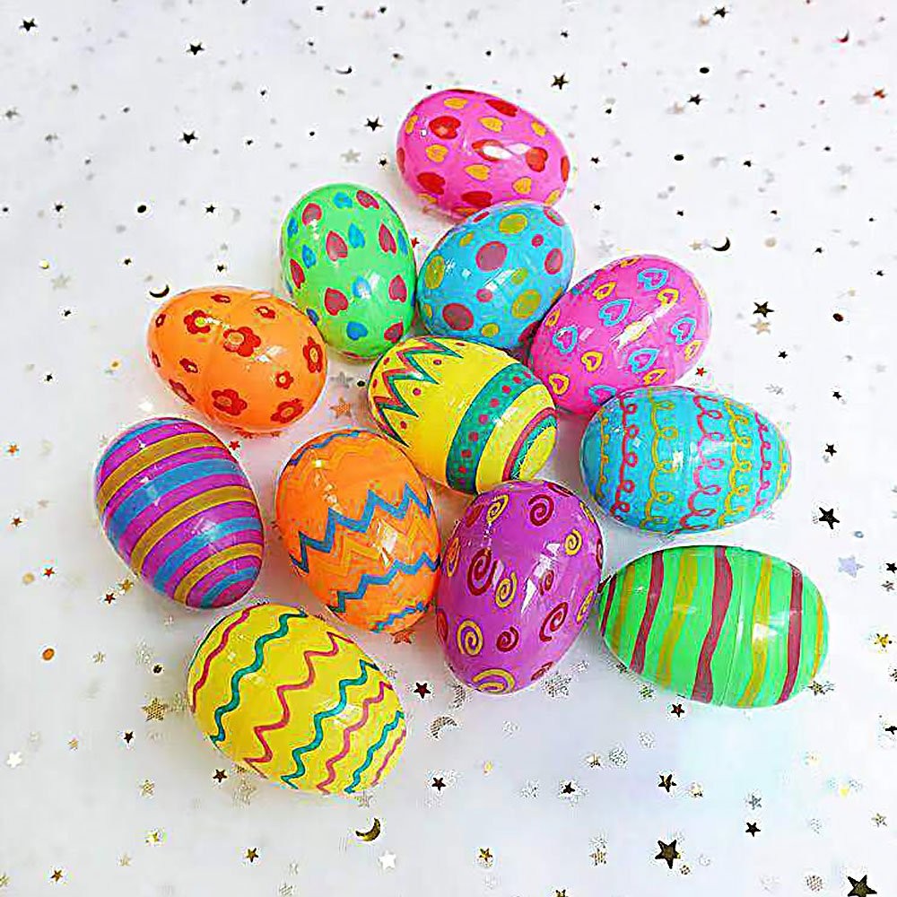 Foam Happy Easter Party Egg Bunny Bird Hanging Eggs Ornament Party DIY JQ