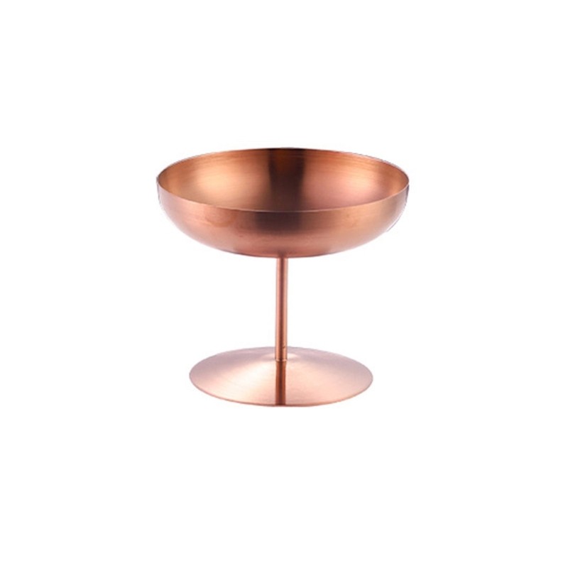 Footed Metal Fruit Cup for Wedding Display, Candy, and Party Use