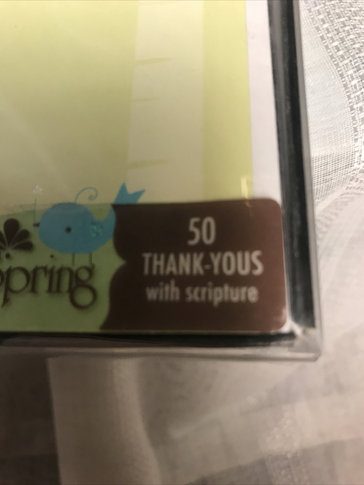 DaySpring NEW Baby Thank You Note Cards + Envelopes 50 Thank-Yous W/ Scripture