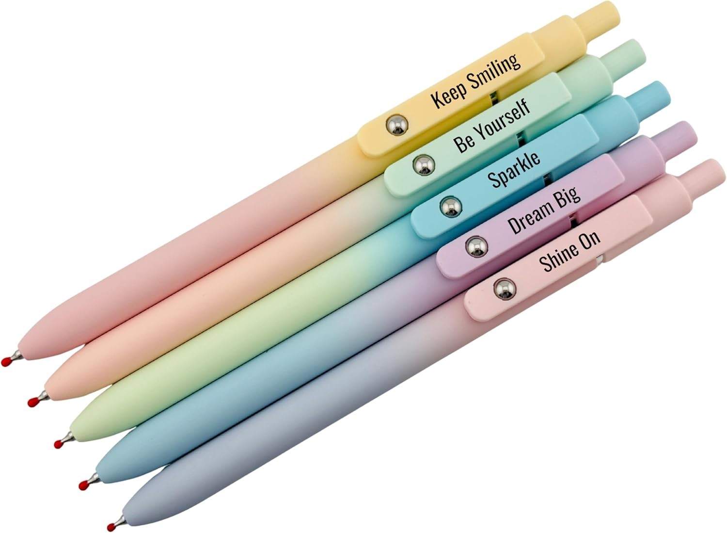 Engraved Ombre Pen – Personalized Pastel Gradient Pens, Back to School Gift