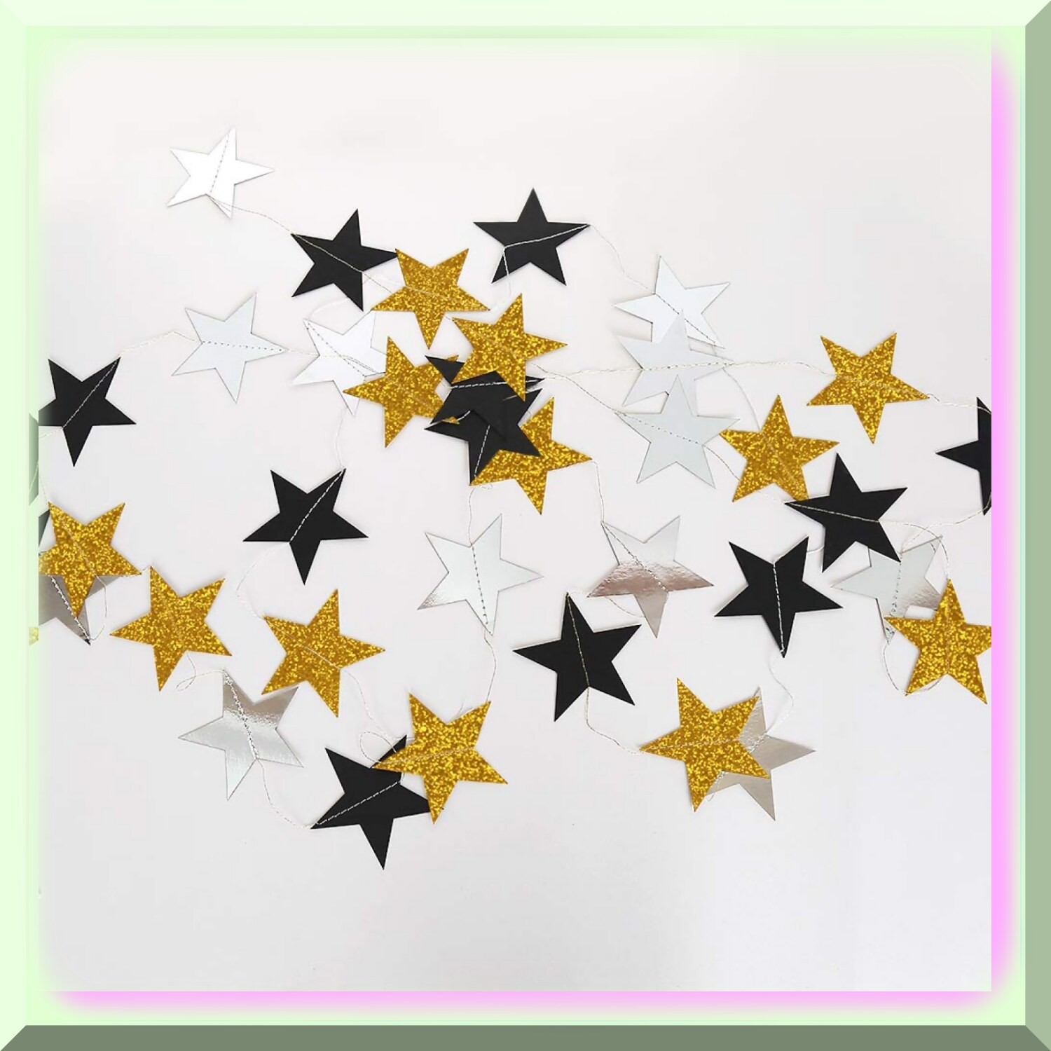 Night Sky Celebration Kit with Gold Stars and Streamers
