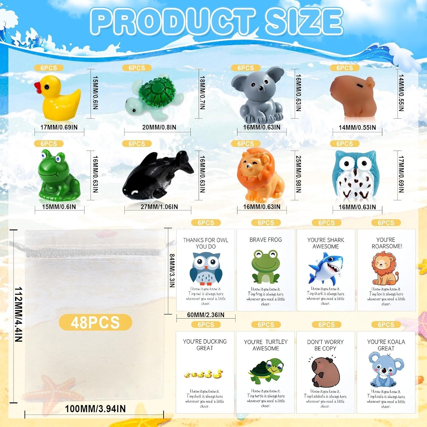 48 Sets Employee Appreciation Gifts Bulk for Coworkers Thank You Staff Office Vo