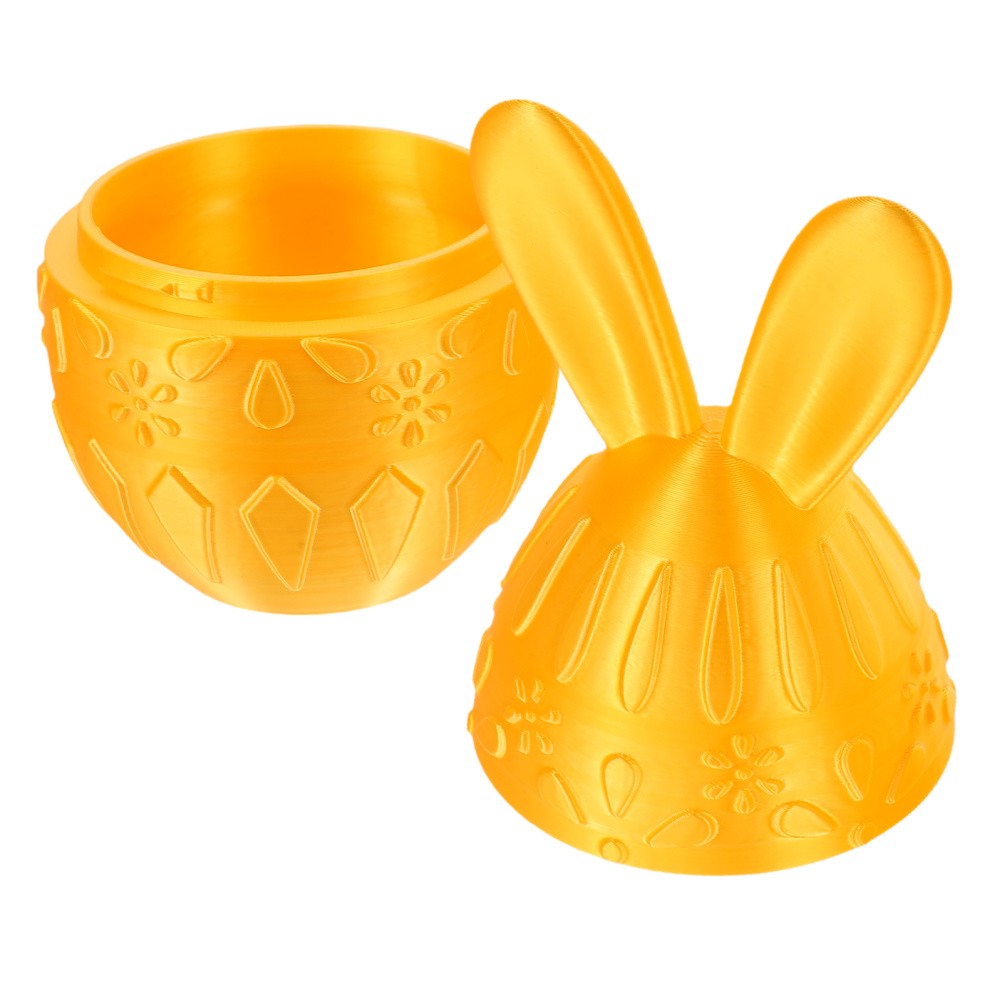 Rabbit Ears Capsule Egg Shell Fillable Easter Eggs Bunny Ball Treat Boxes