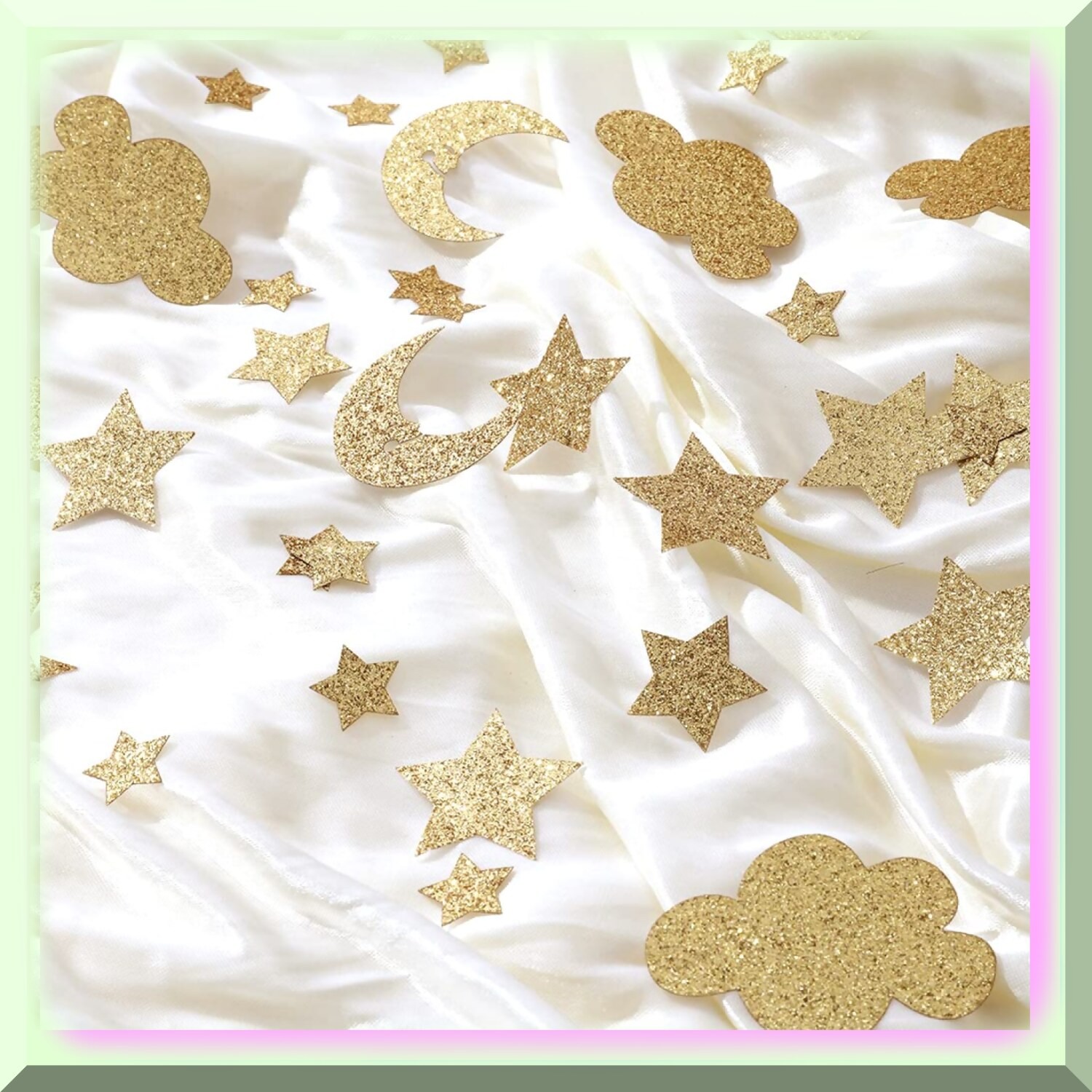 Starry Celebration Decorations Kit with Confetti and Banners