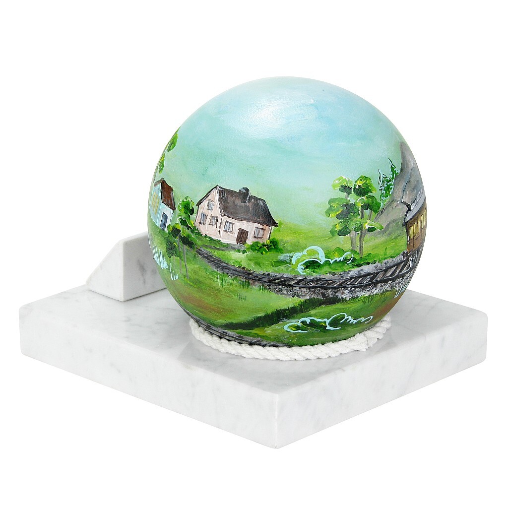 Tale character cremation urn – Thomas, child urn for ashes, decorative urn baby