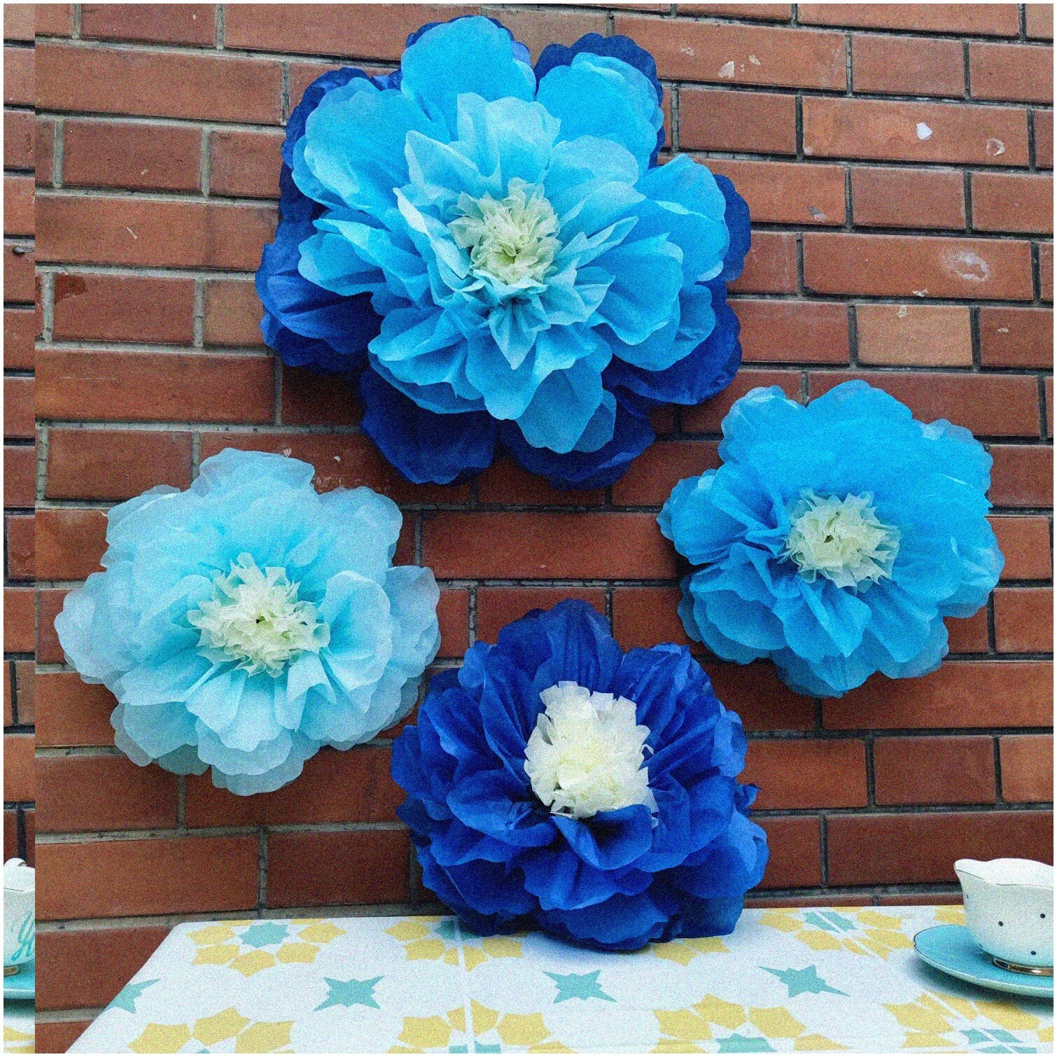 Vibrant Tissue Paper Flowers for DIY Party Decor