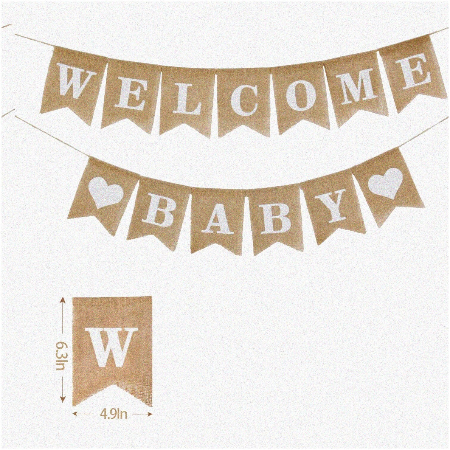 Rustic Baby Welcome Kit with Signs and Banner