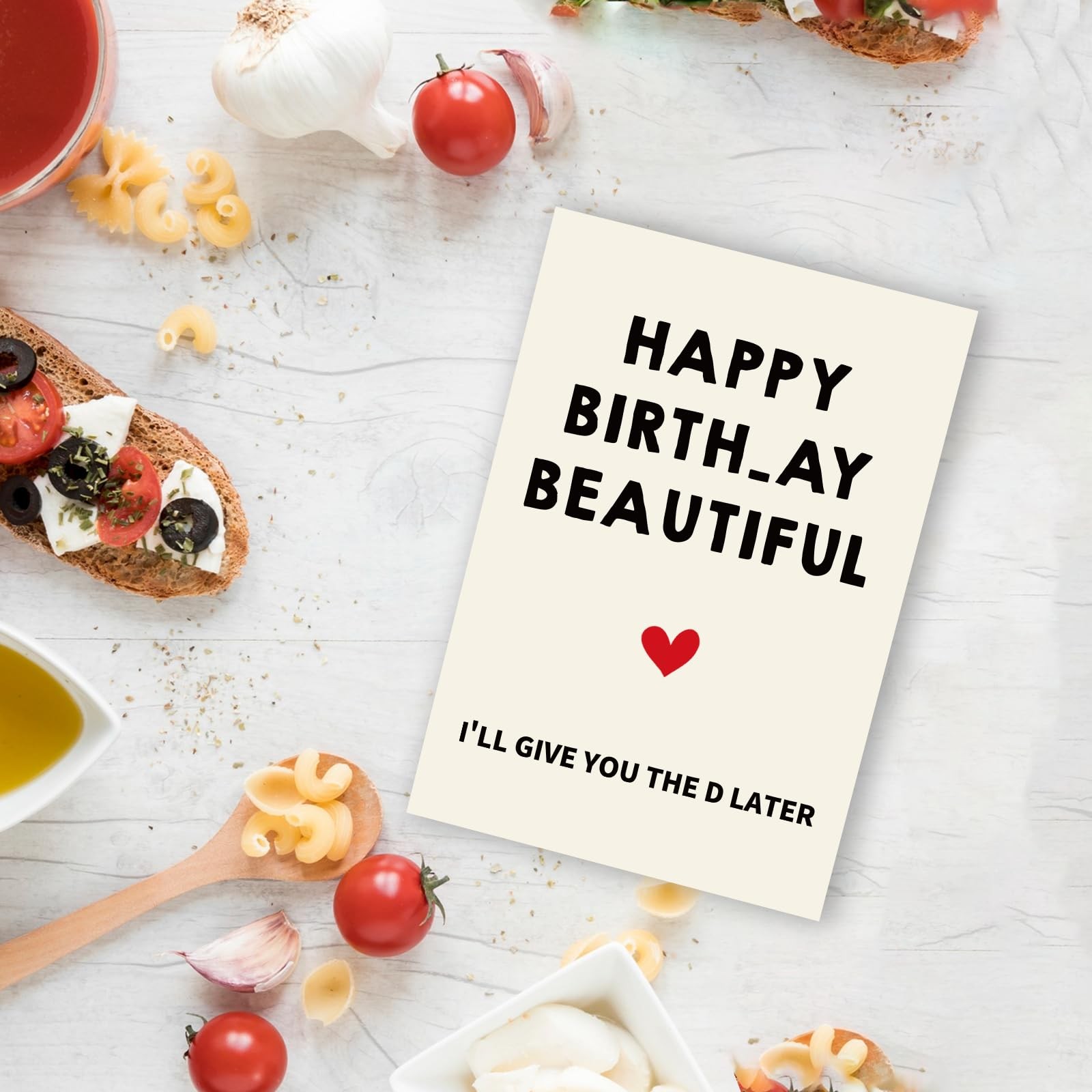 Qamza Naughty Adult Birthday Card for Wife 8″ x 5.3″ / 20.32cm x 13.46cm, #4