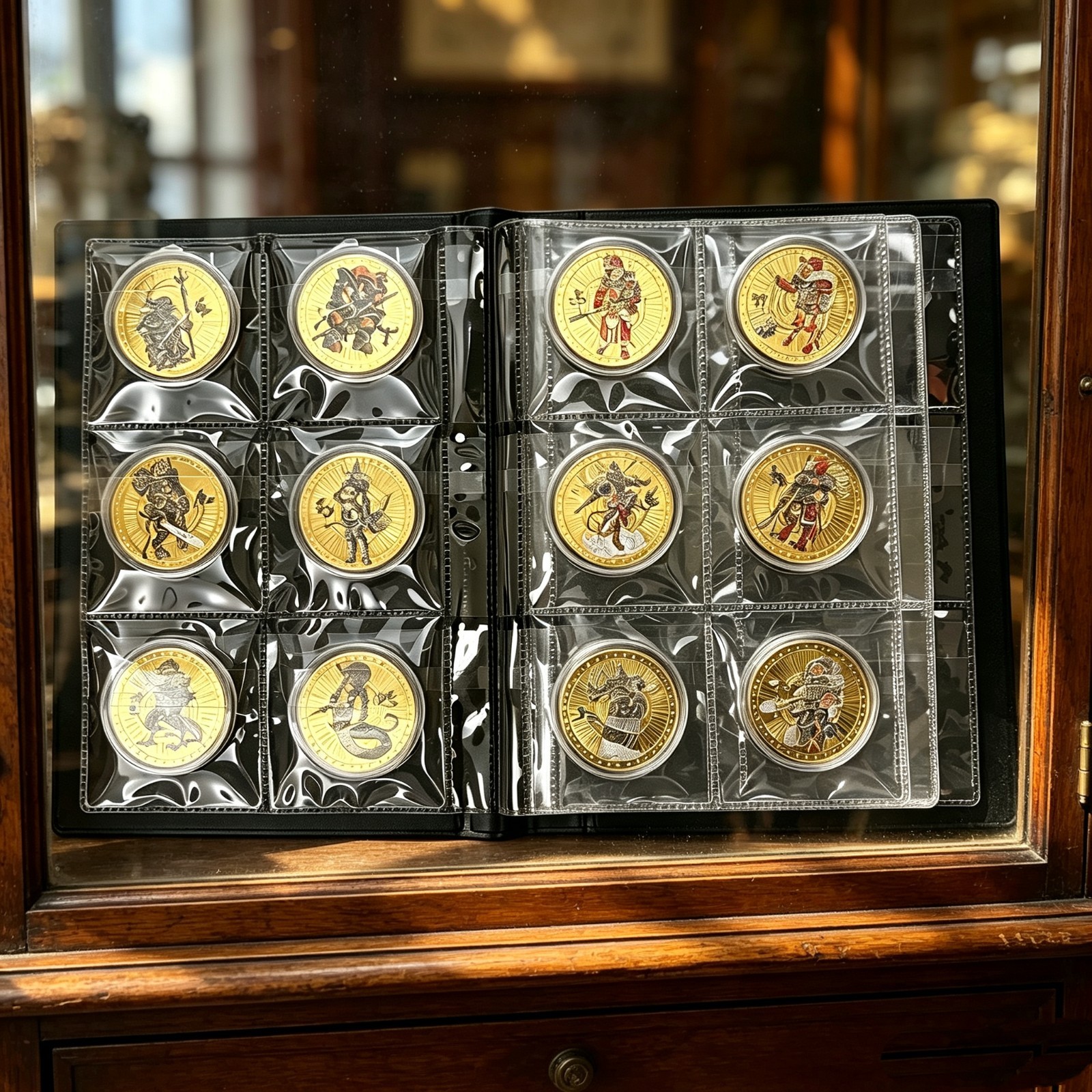 12 Chinese Zodiac Commemorative Coins with Collector’s Album