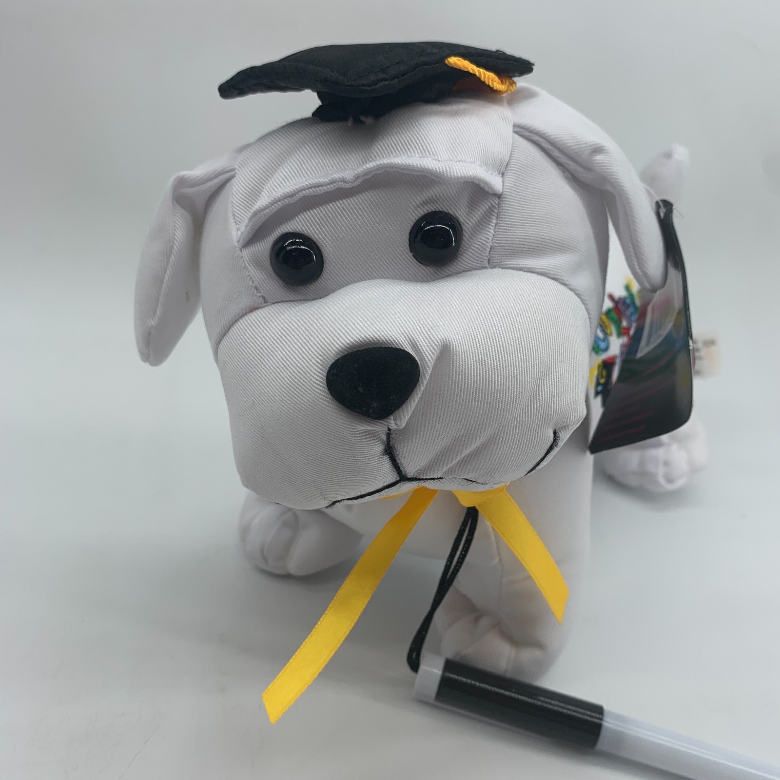 Charming Toys 11″ Graduation Autograph Dog with Pen Black Cap Congrats Grad!