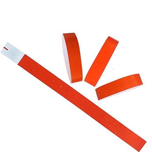 Paper Wristbands for Events, Party Wristbands for Events, Event Bracelets Red