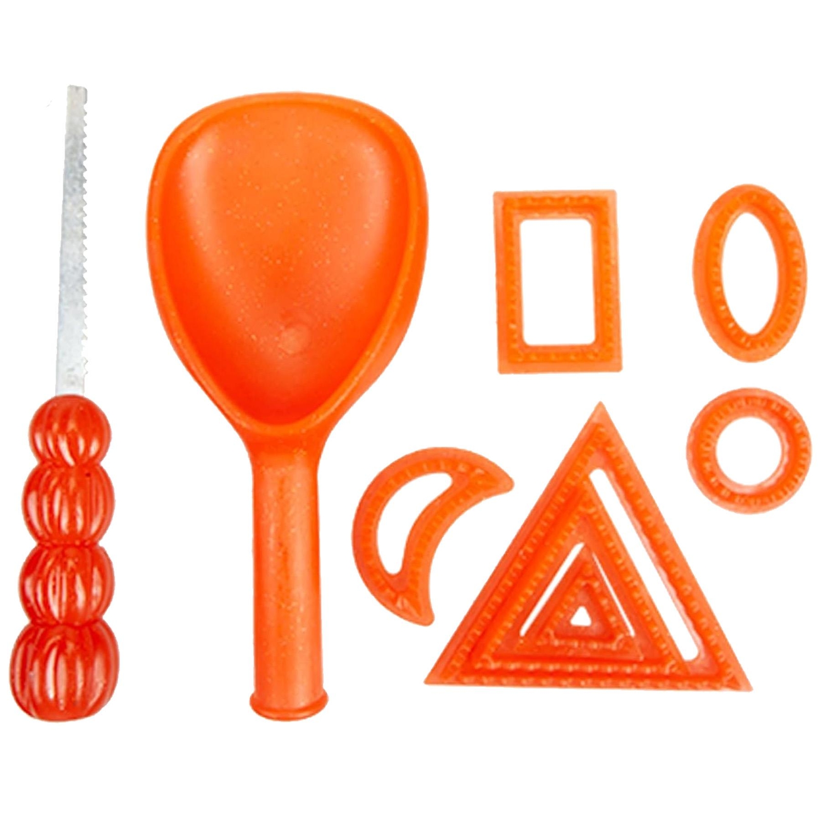 Halloween 9 Piece Pumpkin Carving Kit Kids Crafts Party Decoration – Orange