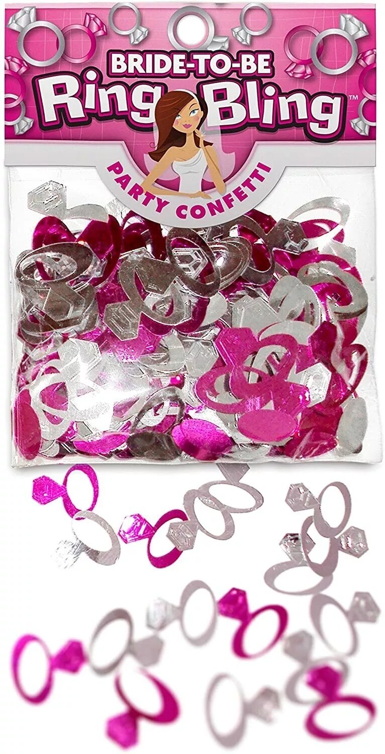 Bride To Be Ring Bling Confetti Bachelorette Party Favors 20 Grams