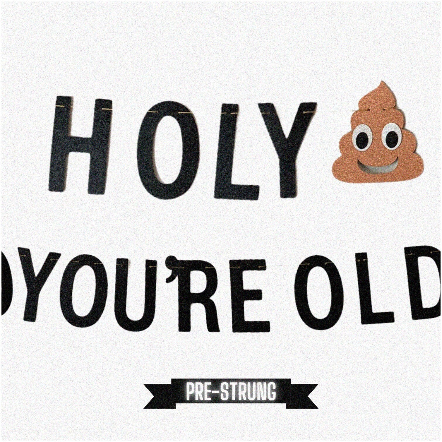 Vintage Adult Birthday Banner with Charming Design
