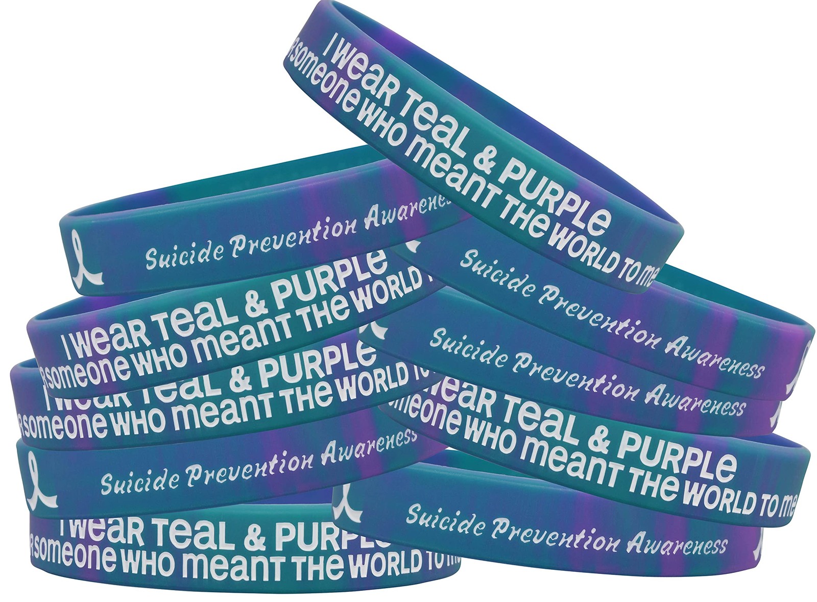 Fight Like a Girl I Wear Teal & Purple for Someone Who Meant the World to Me Sil