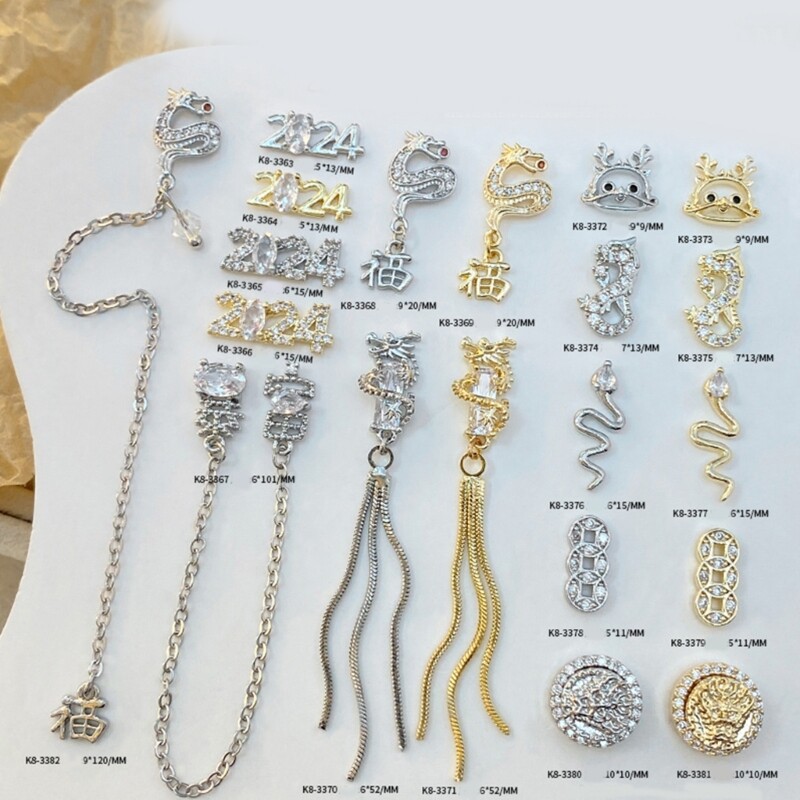 Suitable for Various Occasions 2024 Chinese Metal Drill Pendant