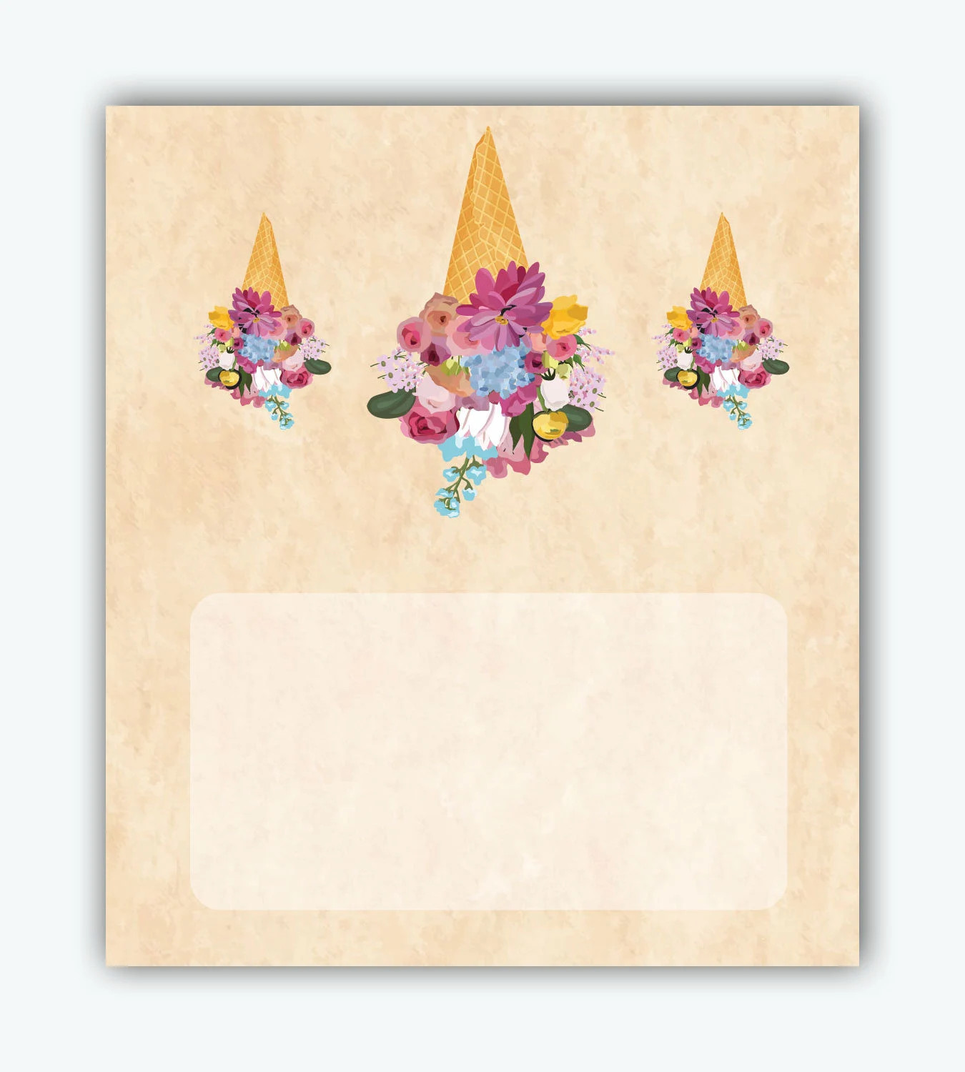 Fun Floral Birthday Place Cards – 25 Place Cards – Party Place Cards -B77581