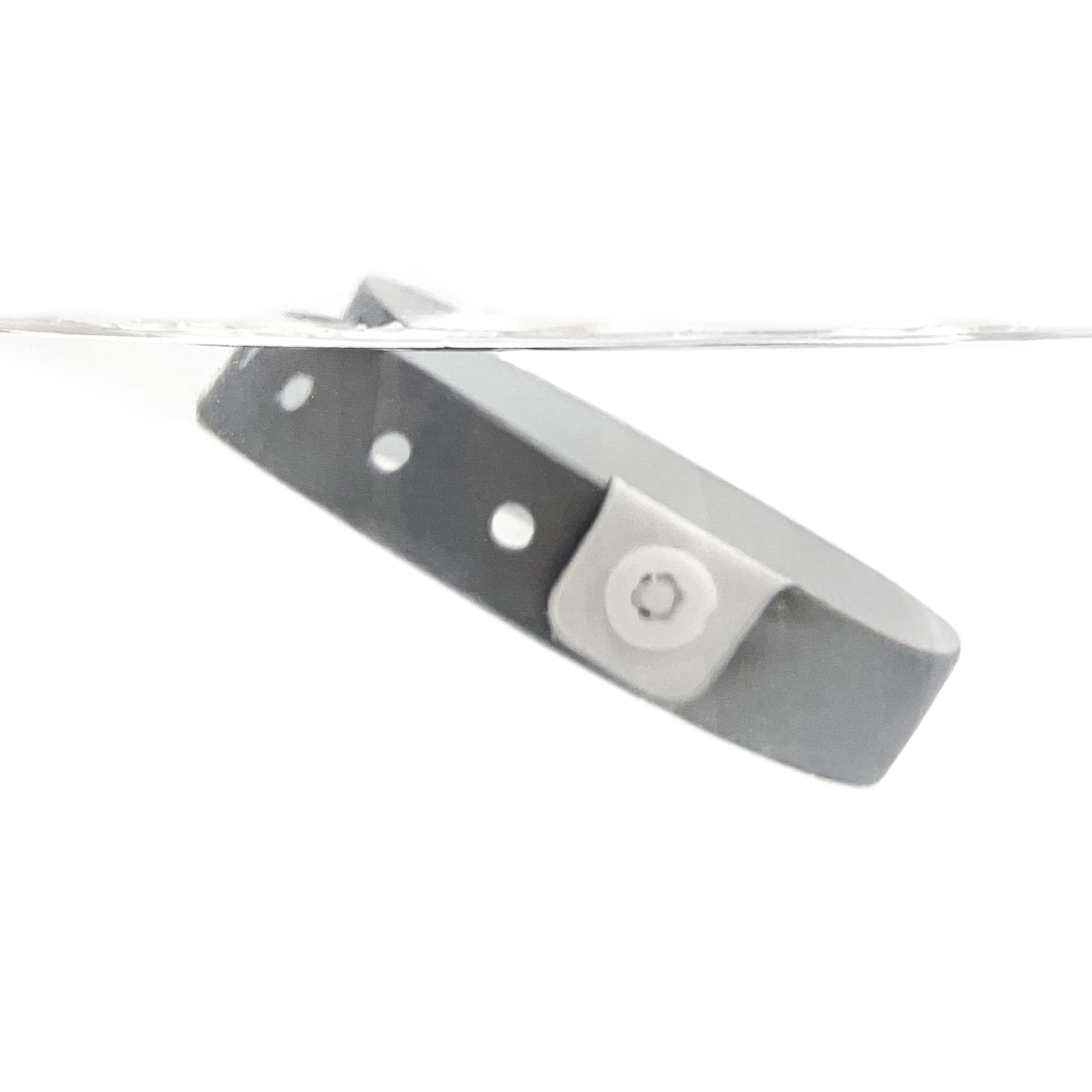 Plastic Party Silver Wristbands-100 Pack Colored Vinyl Wristbands for Events-