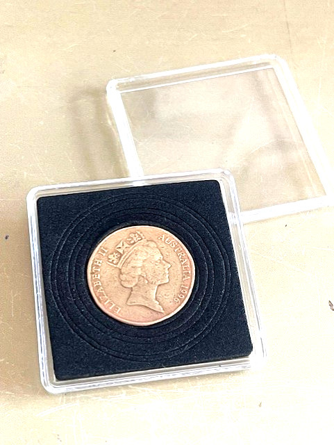 Unusual 30th Birthday Gift-1996 Australian Birth one dollar Coin- Present.