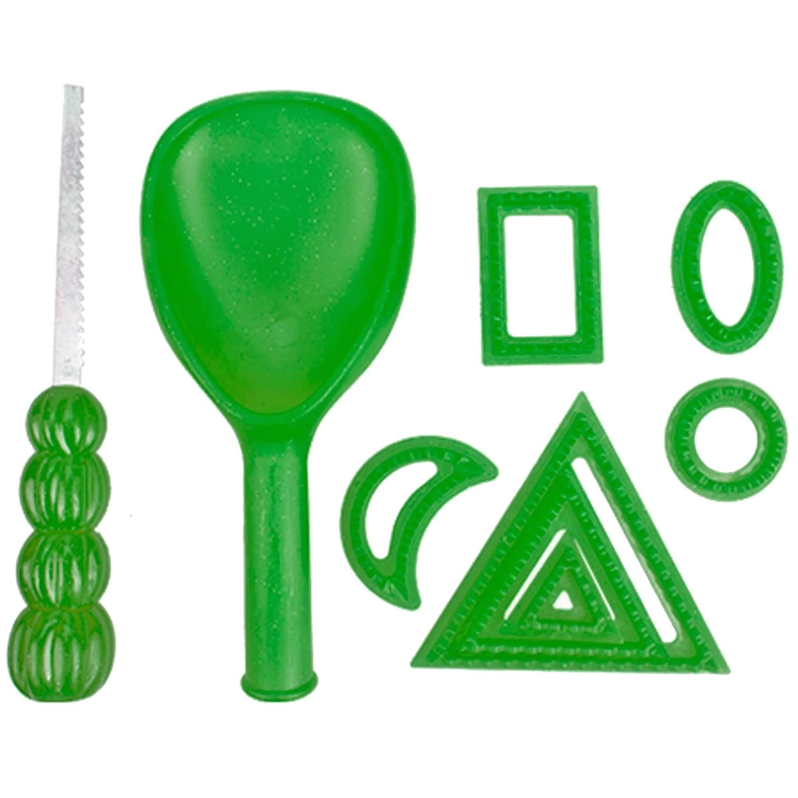 Halloween 9 Piece Pumpkin Carving Kit Kids Crafts Party Decoration – Green