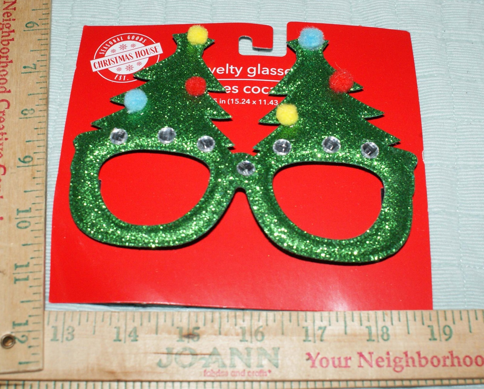 Christmas Tree Glasses Glitter Frame Glasses Photo Booth New Fast Shipping