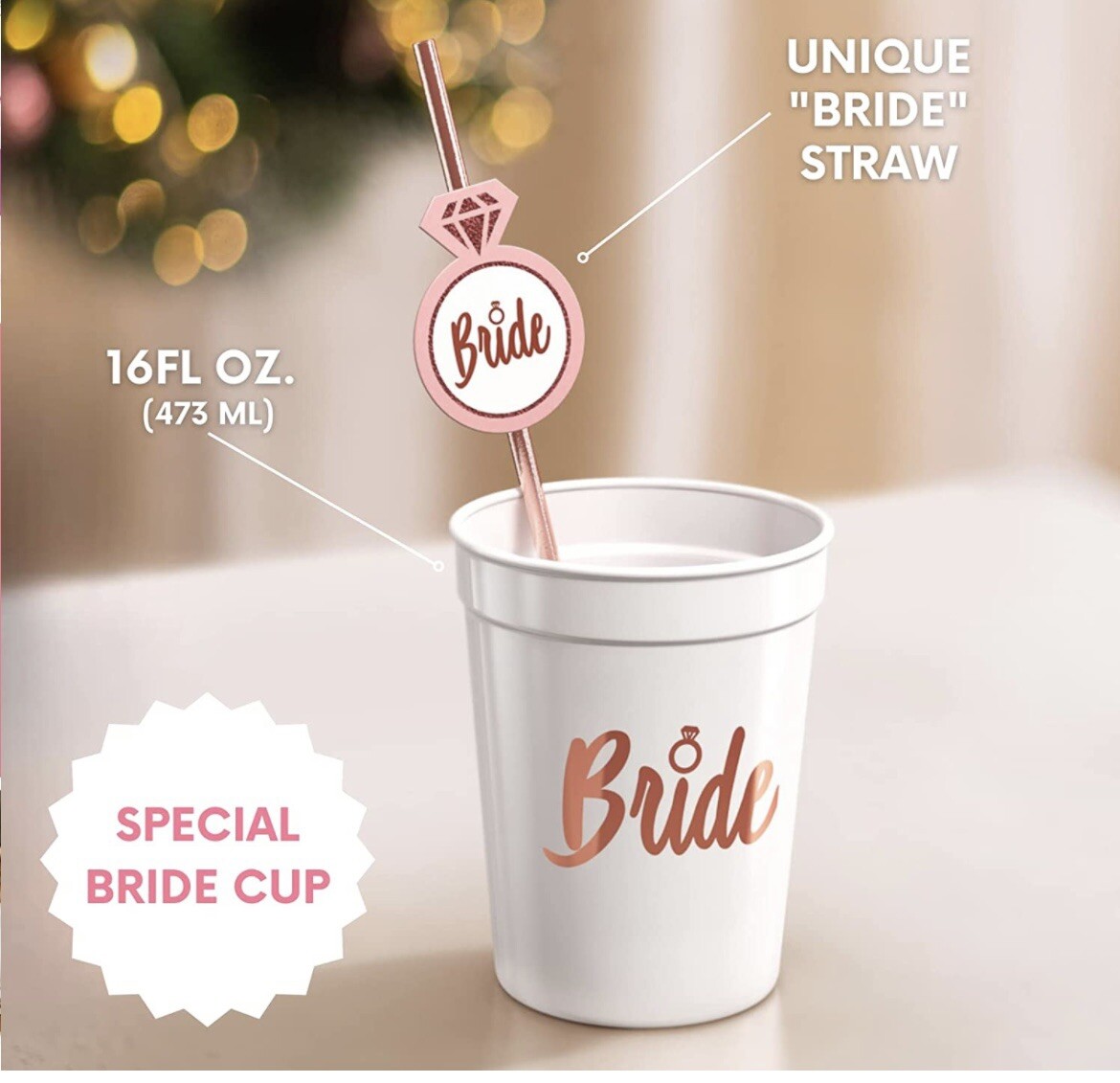 bachelorette cups bride straw set bachellorette bride cup bride straw party