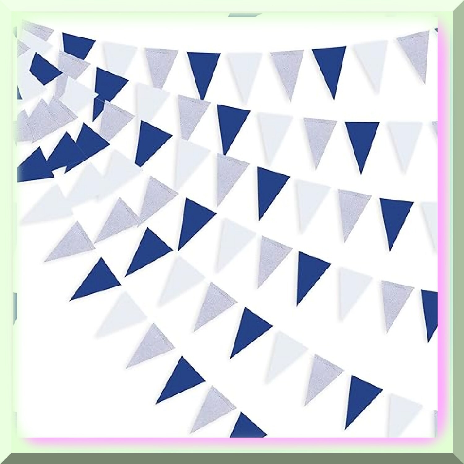 Nautical Triangle Banner Party Decorations 30 Ft