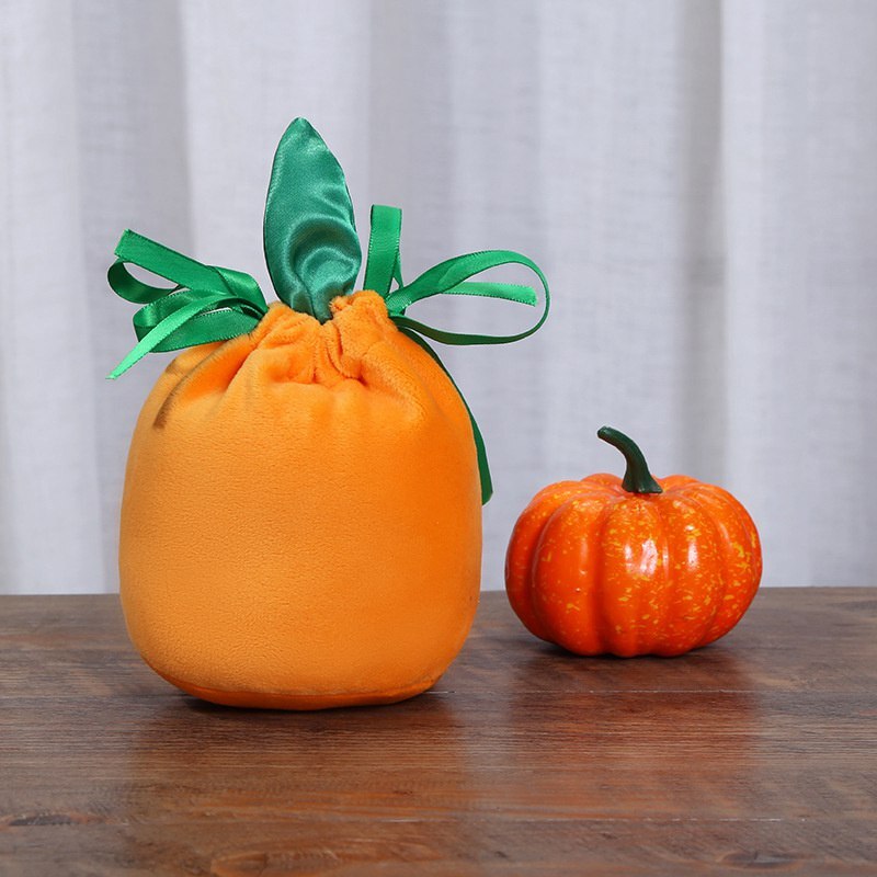 Candy Trick Halloween Bat Christmas Pumpkin Candy With String Bag For Kids 2024