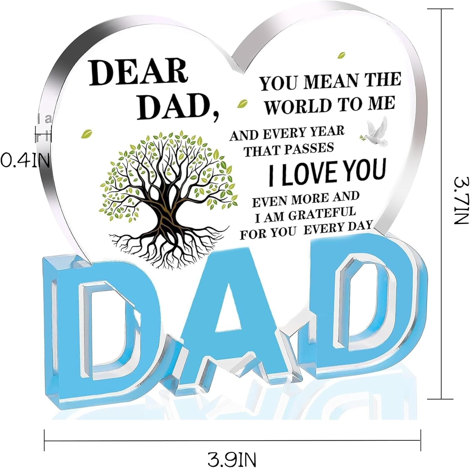 Gifts for Dad, Fathers Day from Wife Daughter Son, Birthday Dad Unique Gifts Him