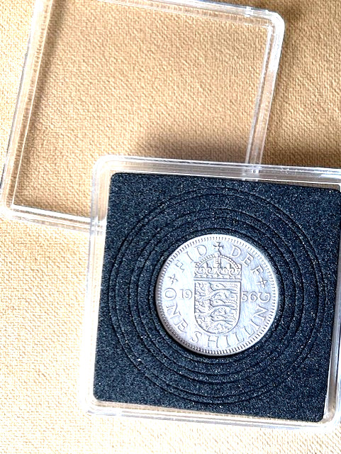 Unusual 70th Birthday Gift-1956 British UK Birth ONE SHILLING – Present.