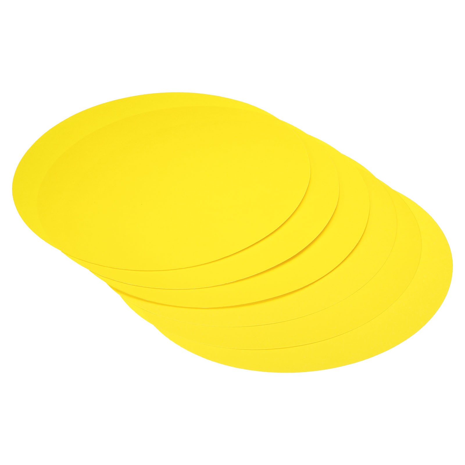 13-inch Round Cardboard Paper, 20 Pcs Blank Circles for DIY Craft Arts, Yellow